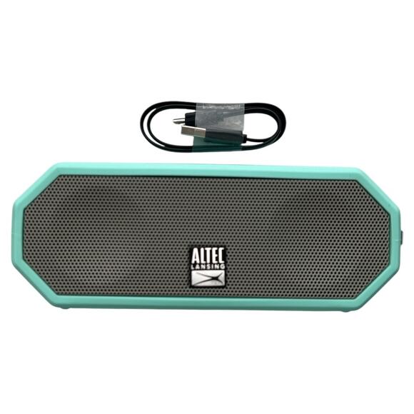 Altec Lansing Jacket H2O Bluetooth Speaker, Mint Green 7.8"x4.3"x3.2" - Picture 4 of 7